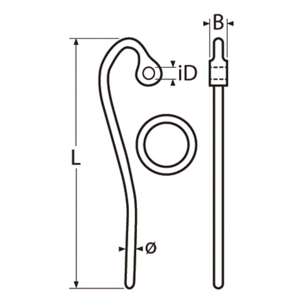 STAINLESS STEEL SLIP HOOK FOR TURNBUCKLE M6