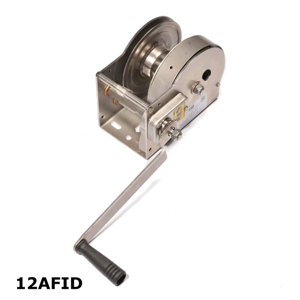 STAINLESS STEEL TRAILER WINCH GOLIATH 12AFID 1,500KG