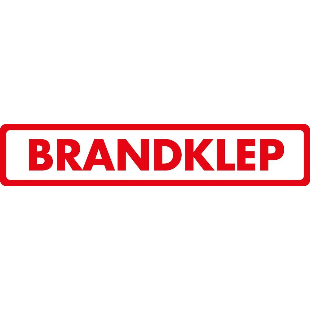AUFKLEBER BRANDKLEP (NIEDERLÄNDISCH) 10 X 2 CM