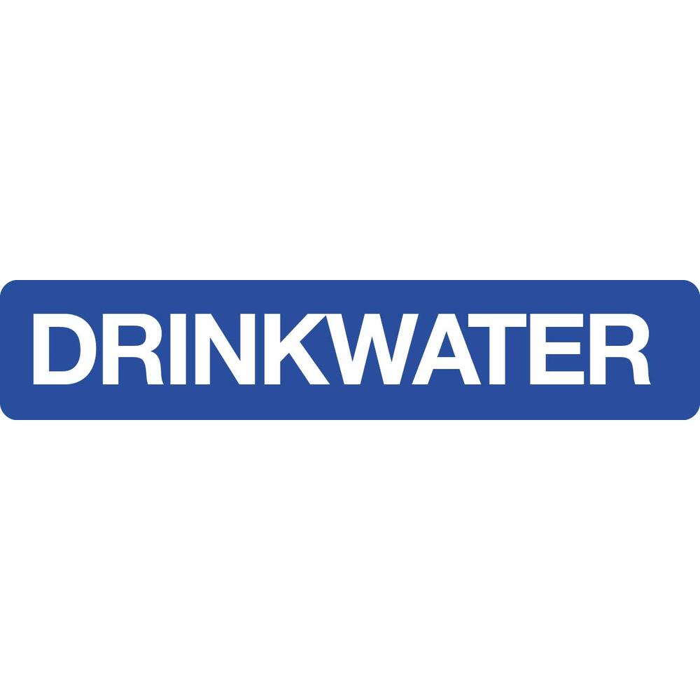 AUFKLEBER DRINKWATER (NIEDERLÄNDISCH) 10 X 2 CM