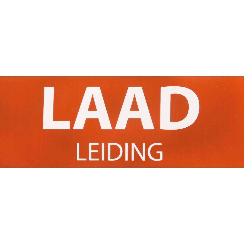 AUTOCOLLANT DE TUYAU LAAD LEIDING (NÉERLANDAIS) 20 X 8 CM