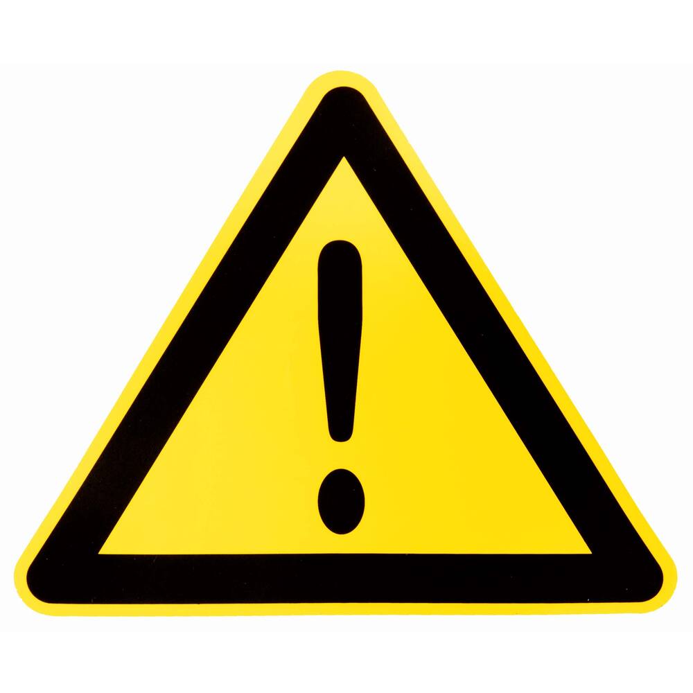 STICKER CAUTION GENERAL 20 X 20 X 20 CM