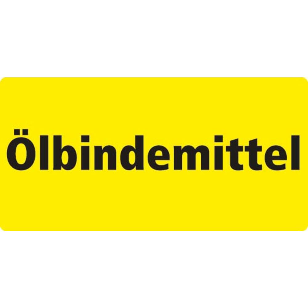 AUTOCOLLANT ÖLBINDEMITTEL (ALLEMAND) 20 X 10 CM