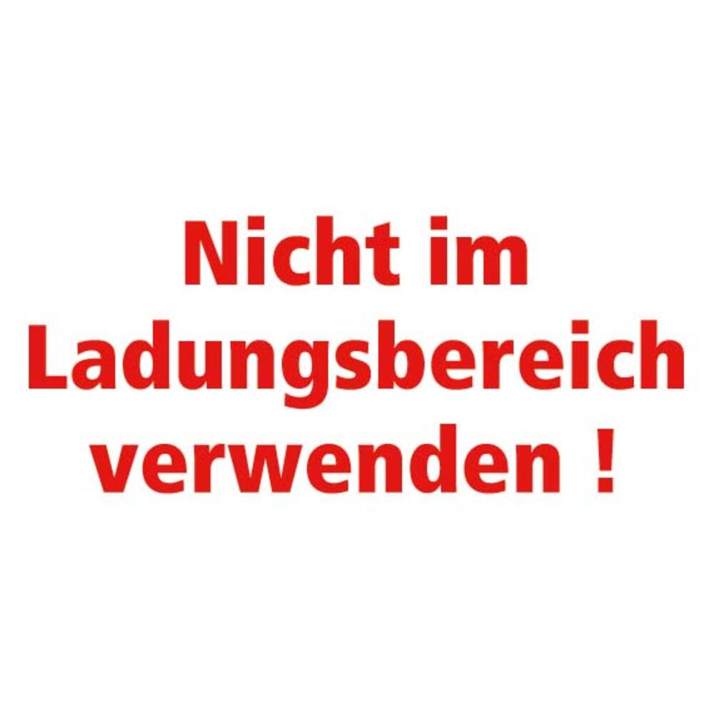 STICKER NICHT IM LADUNGSBEREICH VERWENDEN! (GERMAN) 20 X 10 CM