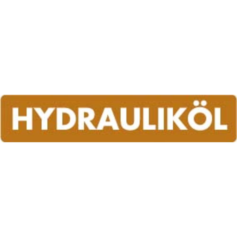 AUFKLEBER HYDRAULIKÖL 10 X 2 CM