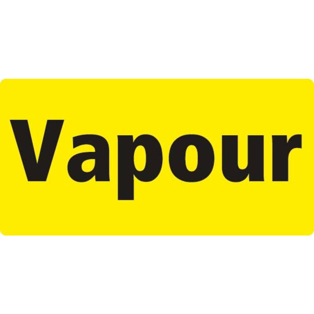 AUFKLEBER VAPOUR 20 X 10 CM