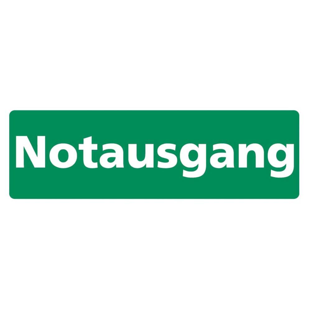 AUTOCOLLANT NOTAUSGANG (ALLEMAND) 30 X 10 CM