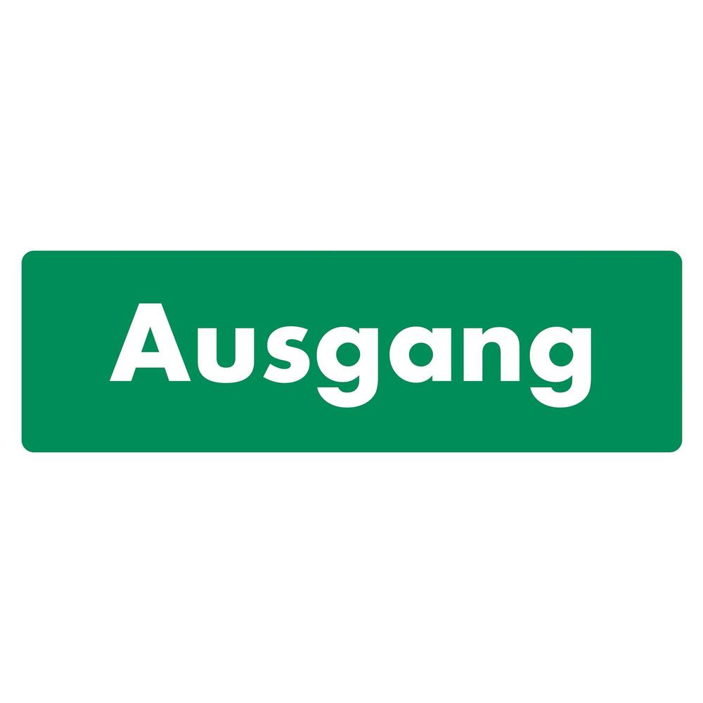 AUTOCOLLANT AUSGANG (ALLEMAND) 30 X 10 CM