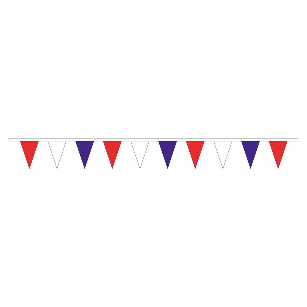 FLAGGENLEINE ROT-WEISS-BLAU 12M