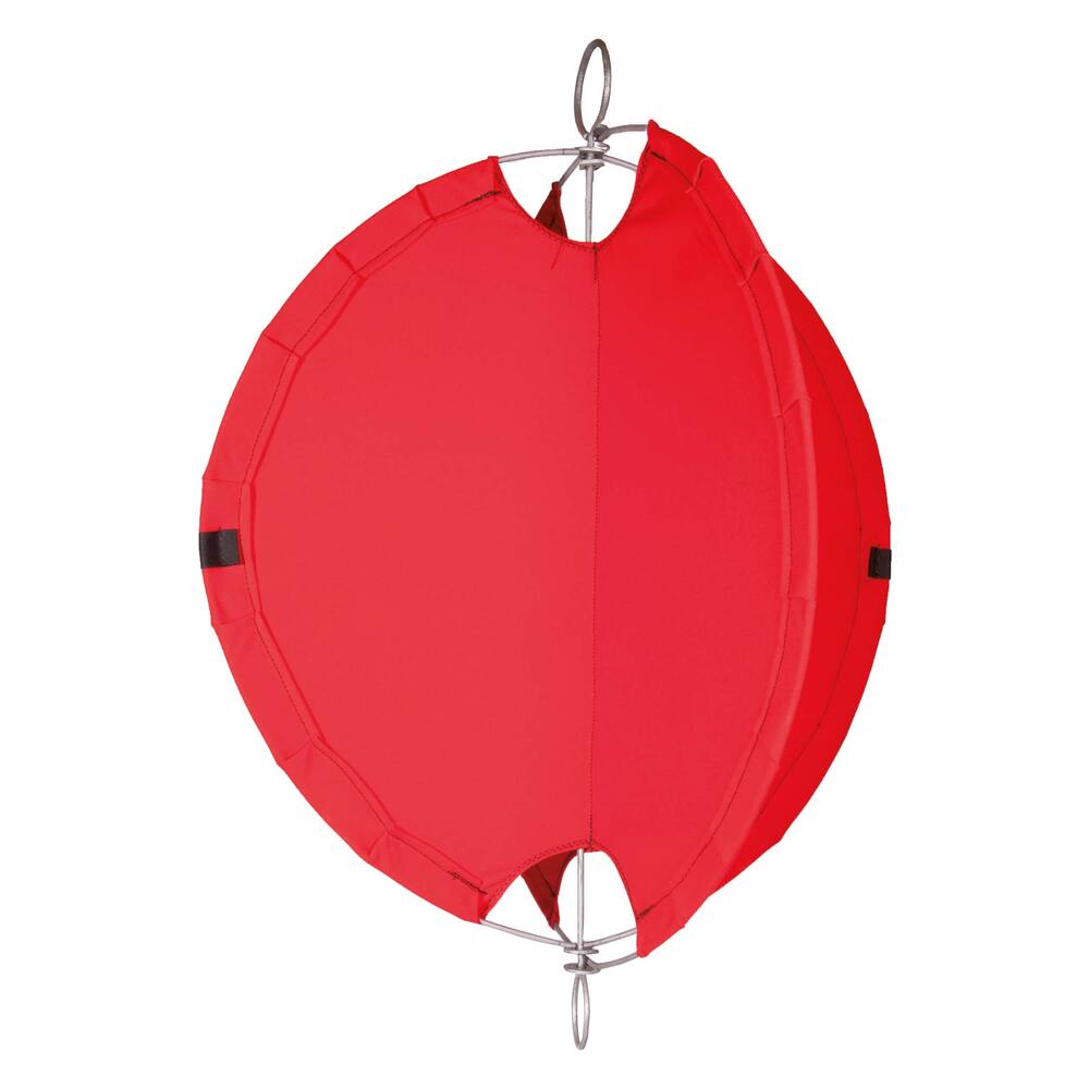 BALLE DE SIGNALISATION ROUGE TOILE DE VOILE   60CM