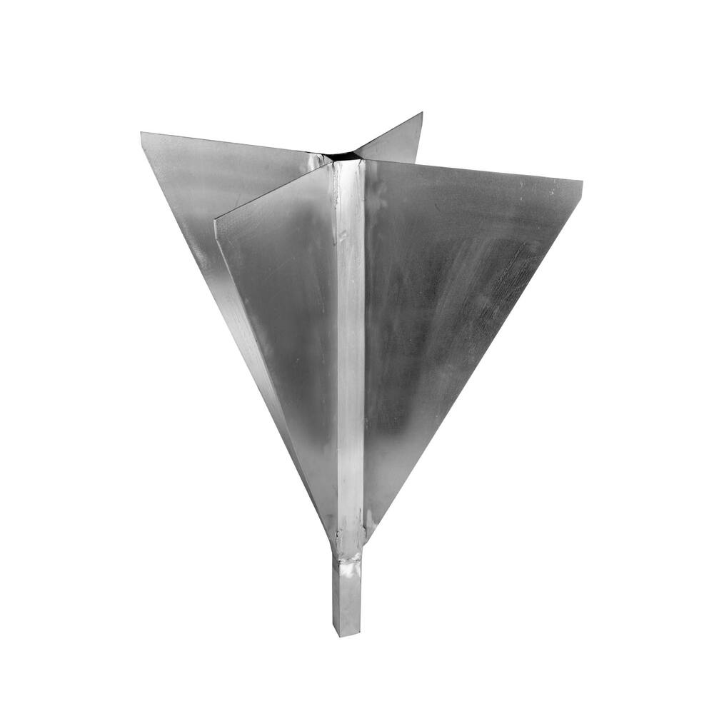 SIGNALKEGEL NATUREL ALUMINIUM 60CM
