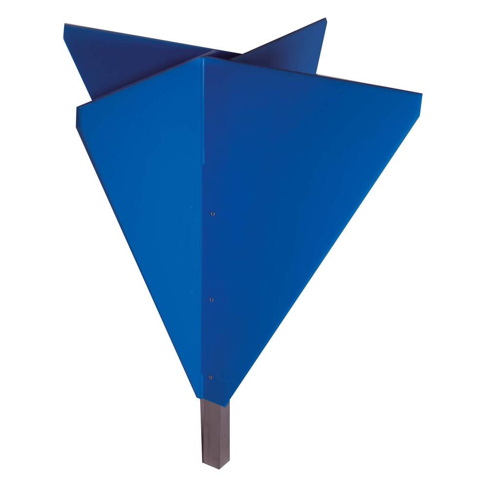 SIGNAL CONE BLUE ALUMINIUM 60CM
