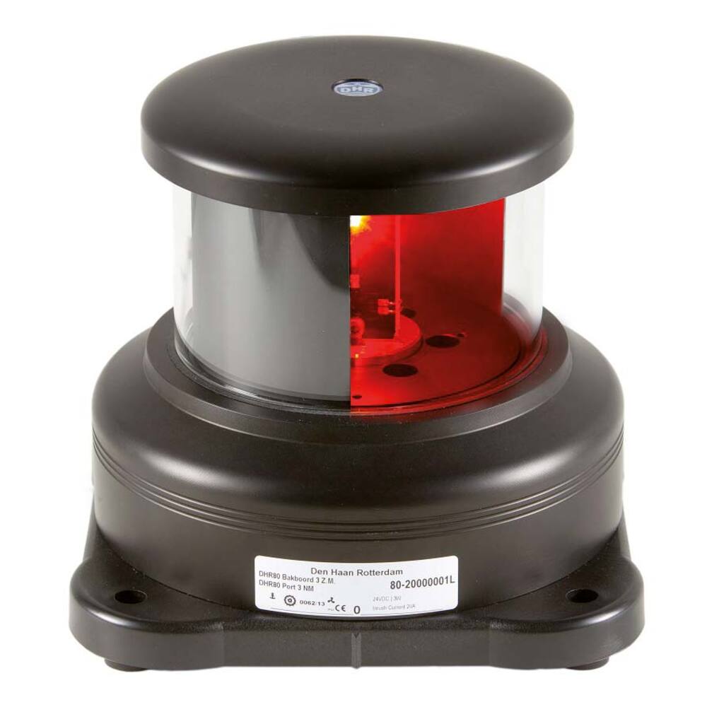 DHR80 LANTERNE LED DE BÂBORD   ROUGE