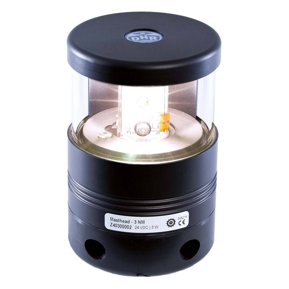 DHR40 LED TOPLANTAARN WIT, ZIJBEVESTIGING
