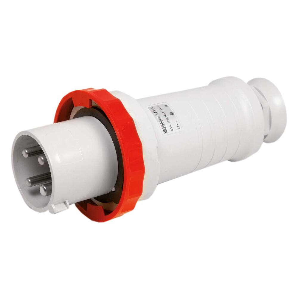 CEE PLUG IP67 5P-63A-380V