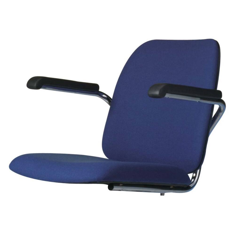 STEUERSTUHL MAINE STOFF STOFF BLAU OHNE UNTERGESTELL