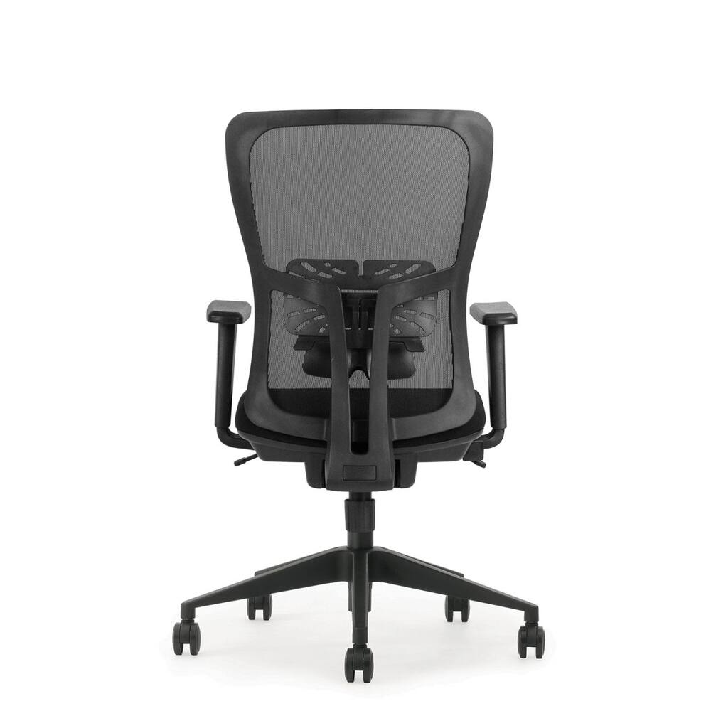 BUREAUSTOEL STOF ZWART