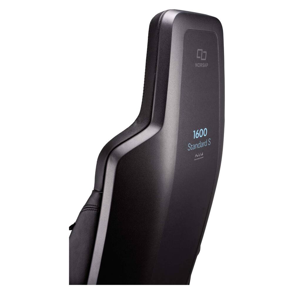 NORSAP 1600 COMFORT S OVAAL MET FLENSVOET 63/80 ZWART