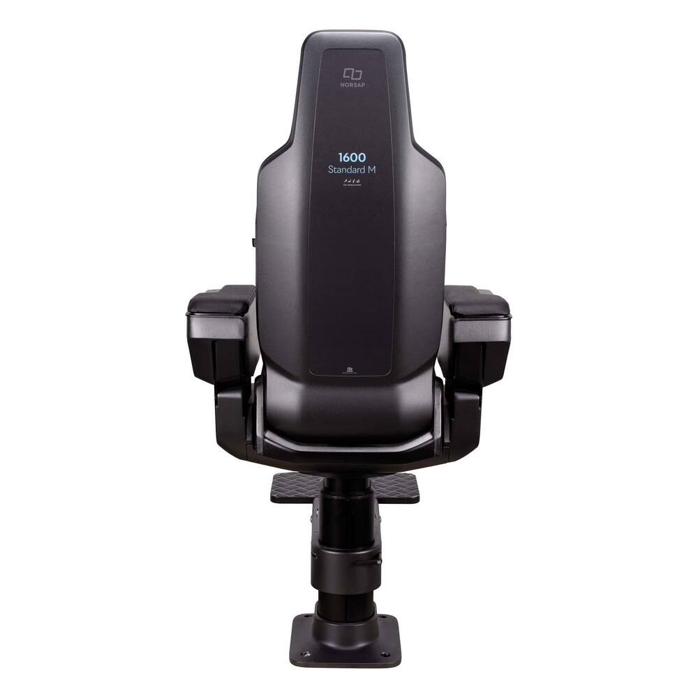 NORSAP 1600 COMFORT M OVAAL MET FLENSVOET 63/80 ZWART
