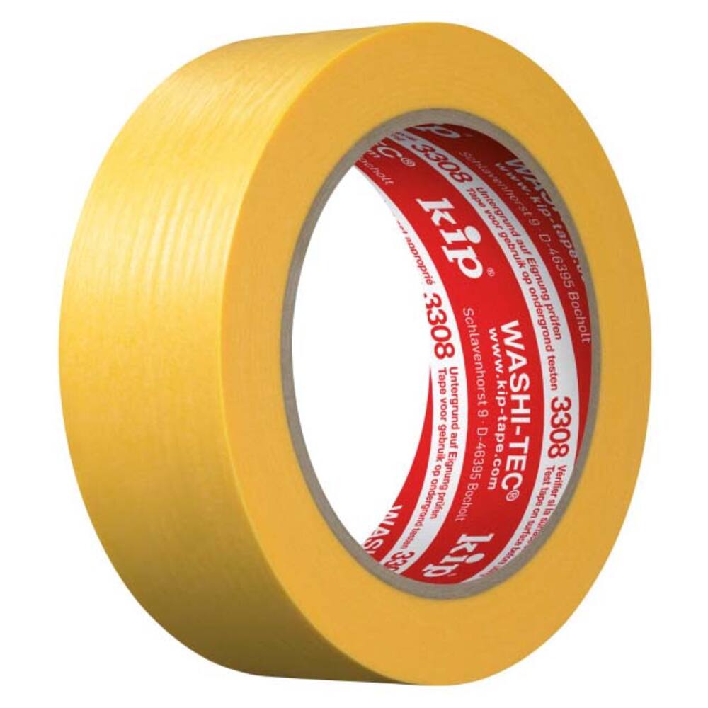 KIP MASKING TAPE  50M YELLOW 36 MM (24 ROLL/BOX)
