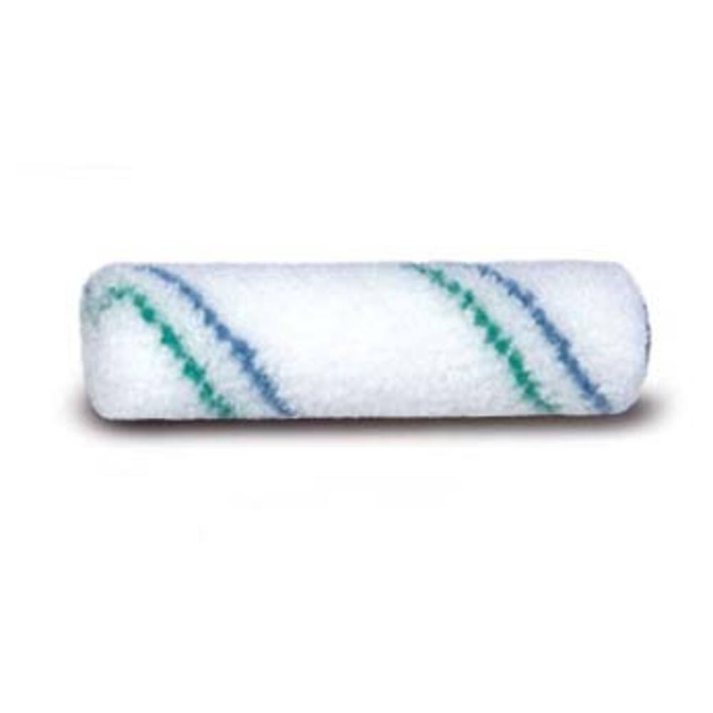 PAINT ROLLER 2K NYLON GOUDHAANTJE GREEN & BLUE STRIPE 10 CM - 6 MM (10 PIECE/BOX)