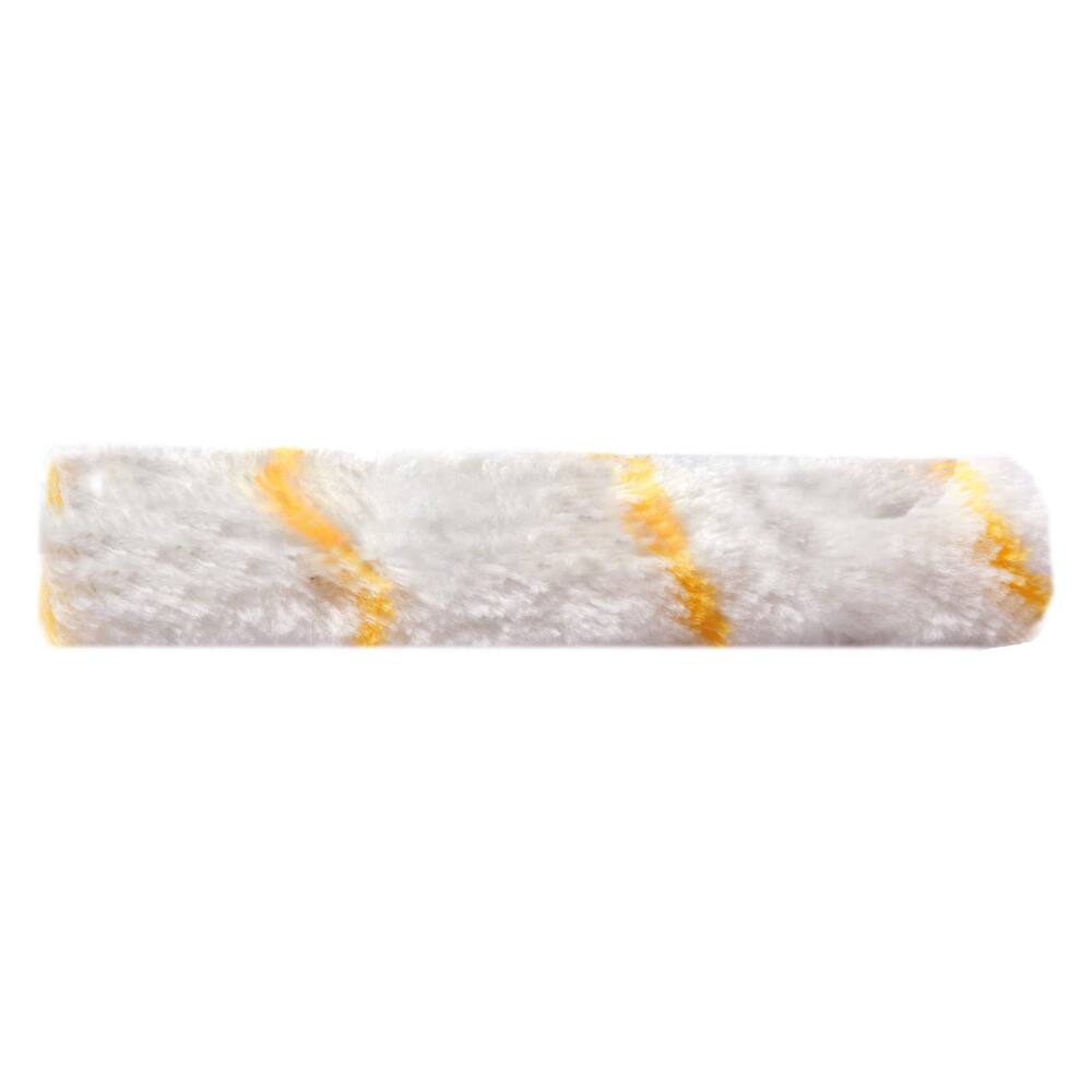 PAINT ROLLER PERLON WHITE WITH YELLOW STRIPE 15 CM (10 PIECE/BOX)