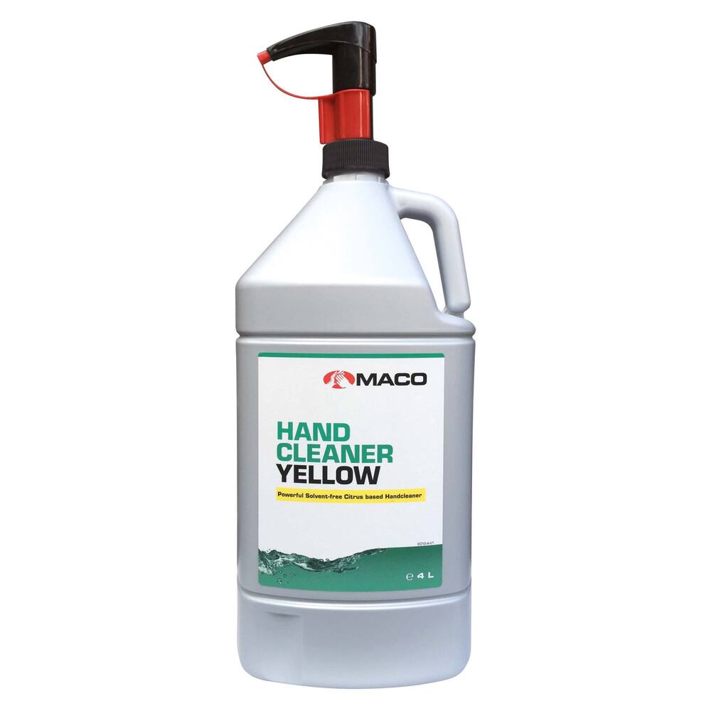 HANDCLEAN YELLOW BOTTLE+HAND PUMP 4L