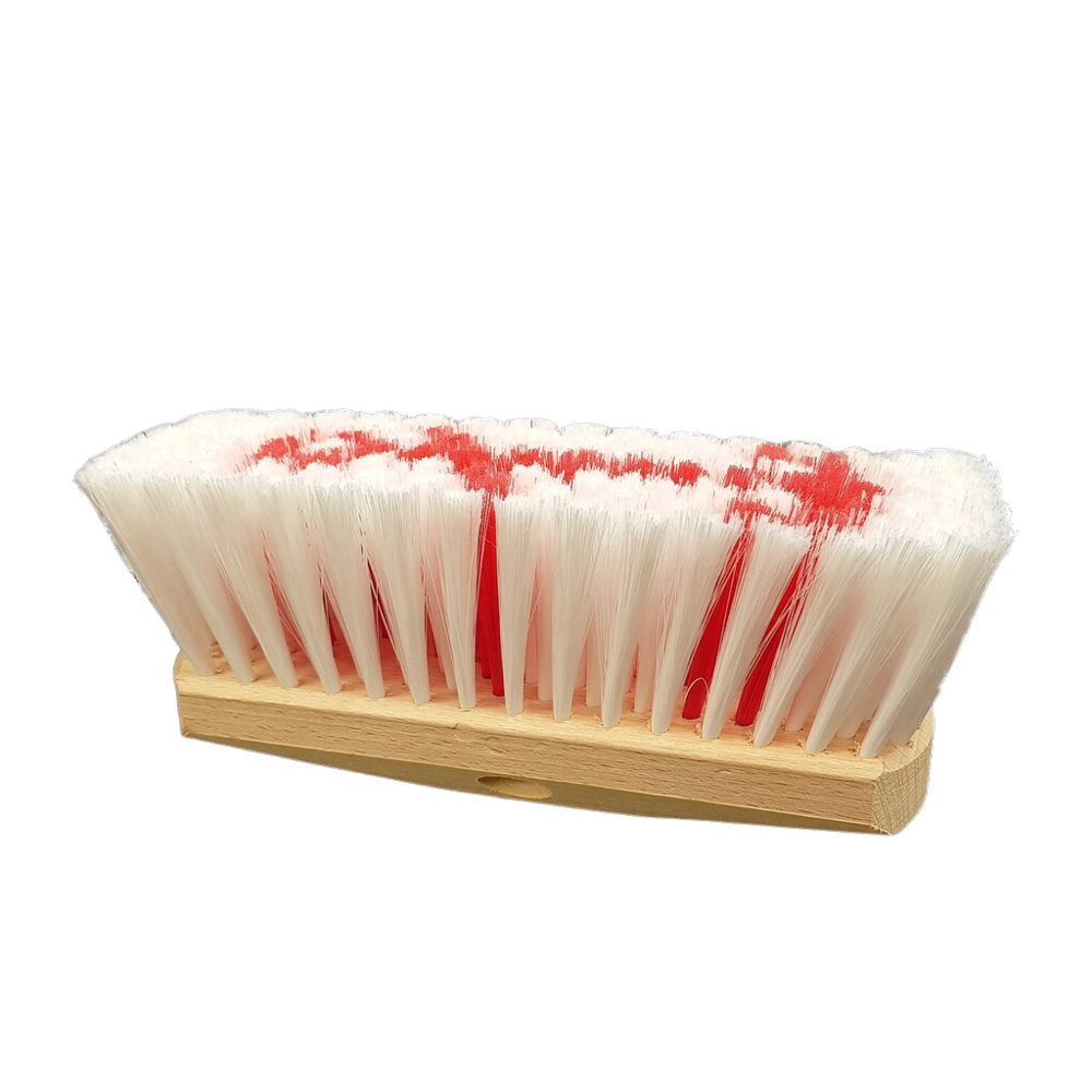 LUIWAGEN IDEAAL NYLON WIT EN ROOD ANKER 70 MM (10 STUK/DOOS)
