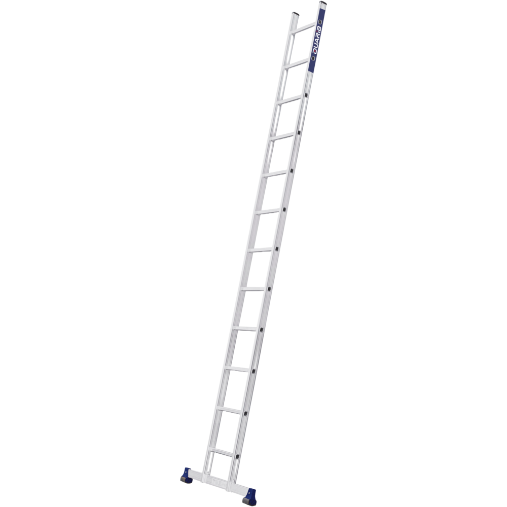 DUARIB RUIMLADDER 08 VIERKANTE SPORTEN    2,40M (VOET BLAUW / ZWART)