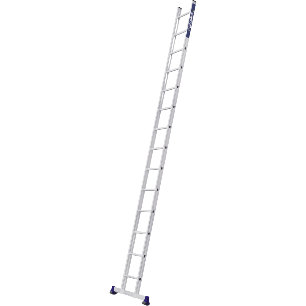 DUARIB SCHIFFSRAUMLEITER 16 QUADRATISCHE SPROSSEN + STABILISATORSTANGE 4,65M (FUSS BLAU / SCHWARZ)