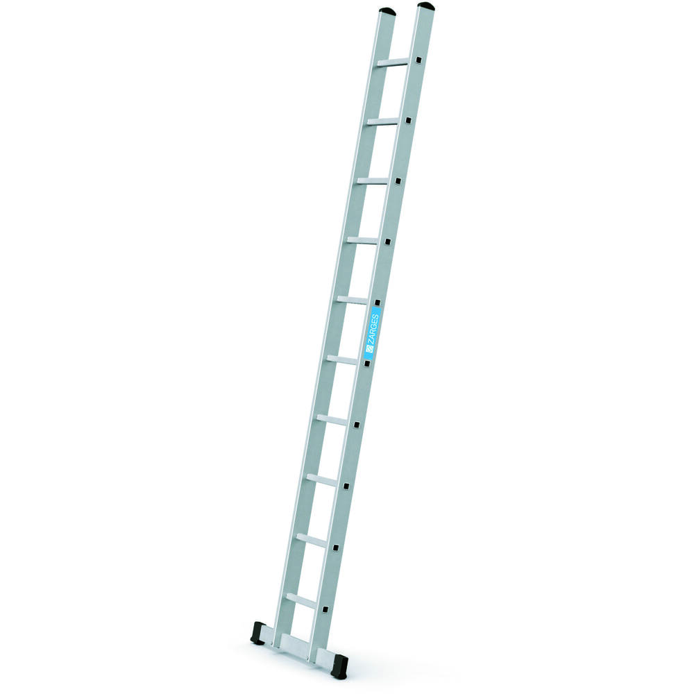ZARGES RUIMLADDER 08 VIERKANTE SPORTEN    2,49M NL (VOET ZWART)