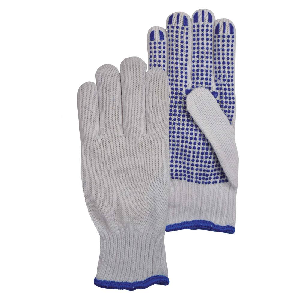 HANDSCHUH PSP 20-300 POLY BAUMWOLLE GESTRICKT PVC 12 ST., ONE SIZE