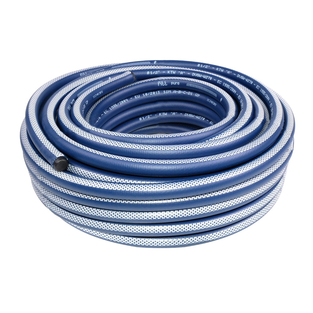 FITT PURE - DRINKWATERSLANG (KIWA APPROVED KTW-BWGL) 1/2"  12 MM (25 METER/ROL)