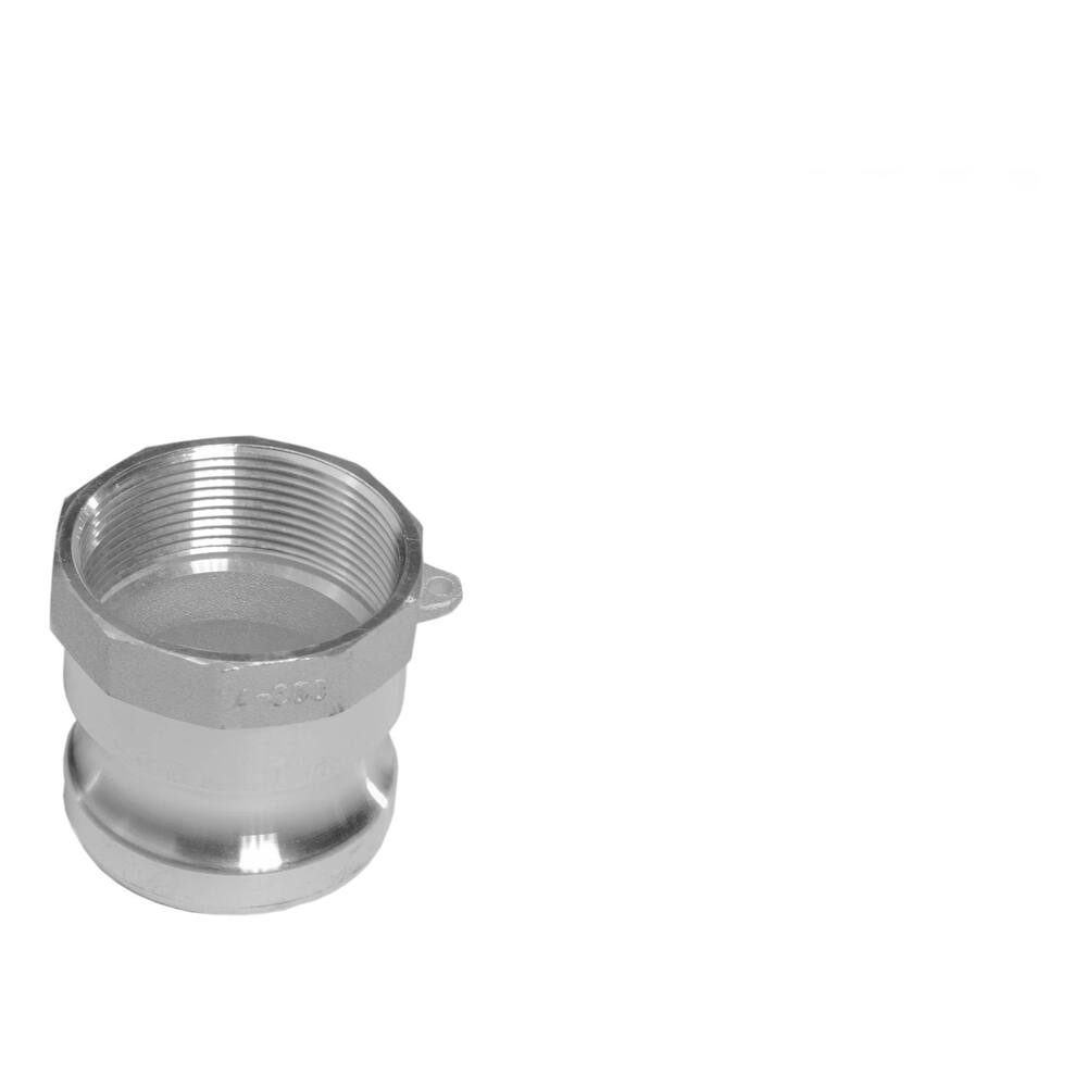 KAMLOK MALE PART A, ALUMINIUM, 3" INTERNAL THREAD