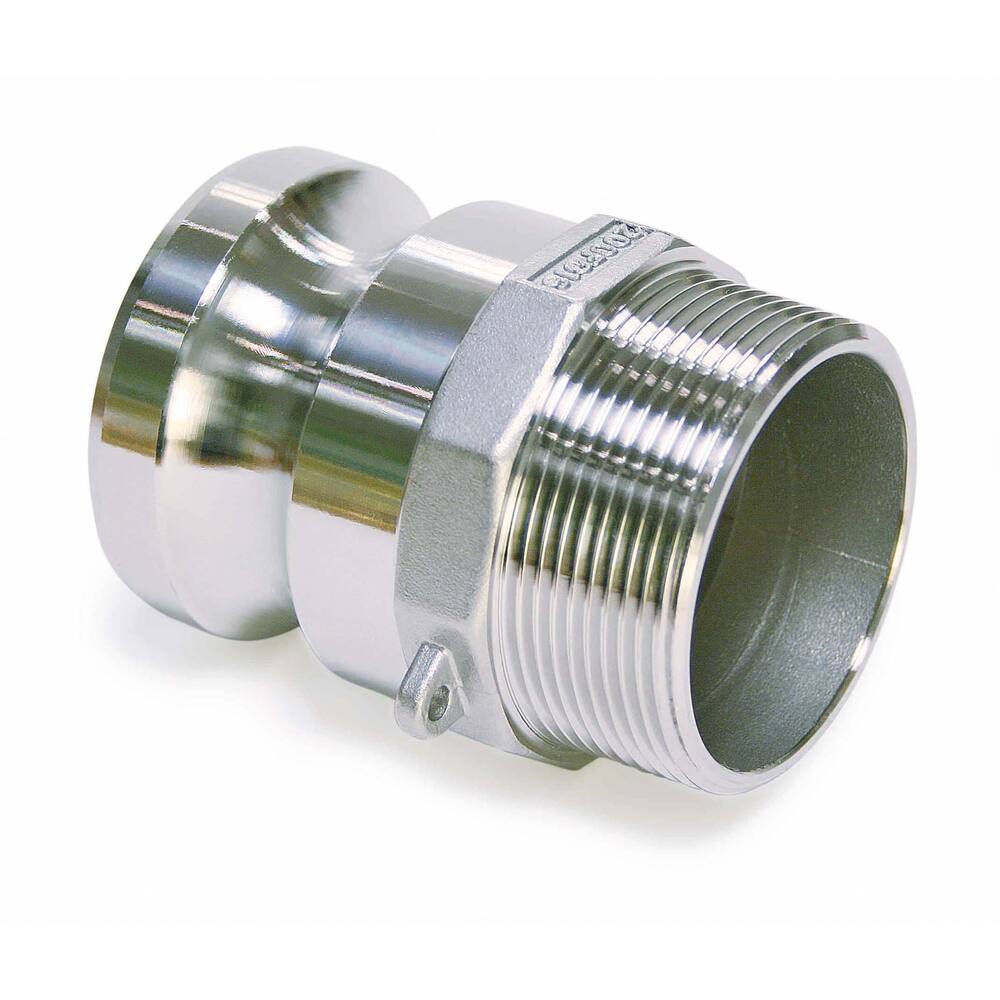 KAMLOK MÄNNLICH TEIL F, EDELSTAHL, 1.1/2" AUSSENGEWINDE