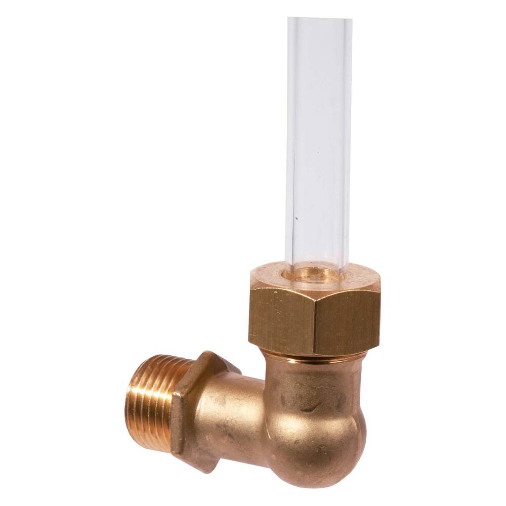 INDICATEUR DE NIVEAU ROBINET COUDE INFÉRIEUR 1/2" FILETAGE EXTÉRIEUR
