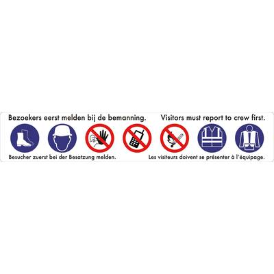 BORD, VERZAMELBORD MET 7 SYMBOLEN EN 4 TALEN