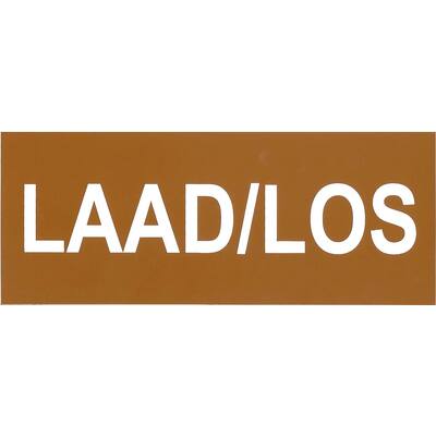 LEIDINGSTICKER LAAD/LOS 20 X 8 CM
