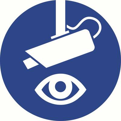 SIGN, CAMERA SURVEILLANCE