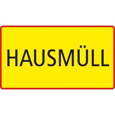 STICKER HAUSMÜLL (DUITS) 18 X 10 CM