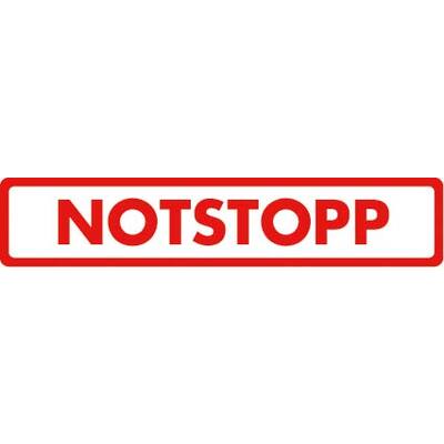 STICKER, NOTSTOPP