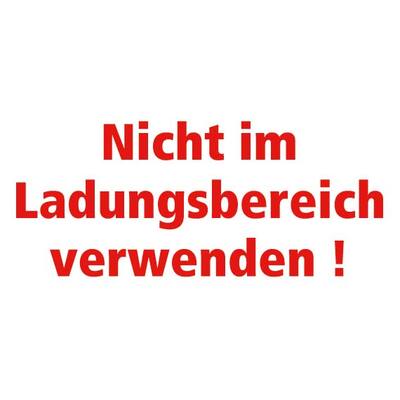 STICKER NICHT IM LADUNGSBEREICH VERWENDEN! (GERMAN) 20 X 10 CM