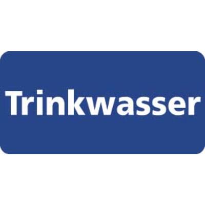 AUTOCOLLANT TRINKWASSER (ALLEMAND) 10 X 5 CM