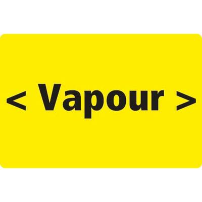 STICKER VAPOUR (DUITS) 15 X 10 CM
