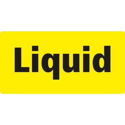 AUFKLEBER LIQUID 20 X 10 CM