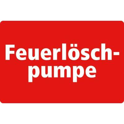 STICKER FEUERLÖSCHPUMPE (GERMAN) 10 X 15 CM