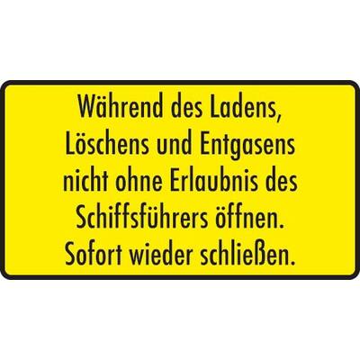 STICKER WÄHREND DES LADENS (DUITS) 18 X 10 CM