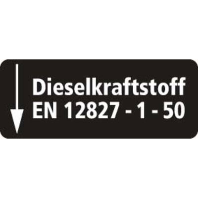 AUTOCOLLANT DIESELKRAFTSTOFF EN 12827-1-50 (ALLEMAND) 10 X 4 CM