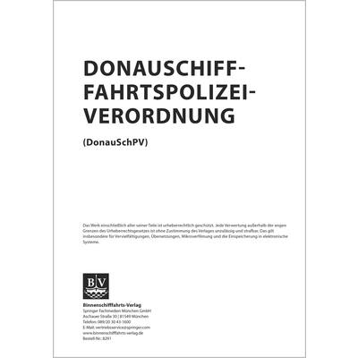 +DONAUSCHIFFFAHRT POLIZEIVERORDNUNG (GERMAN)
