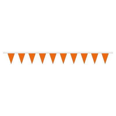FLAGGENLEINE ORANJE 20X30CM 12M